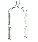 Kratki i pergole - vidaXL Pergola ogrodowa, czarna, 120x38x258 cm, żelazna - miniaturka - grafika 1