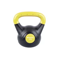 Kettlebell - InSportLine Hantla bitumiczna Kettlebell Dark 6 kg 1IN-10735 - miniaturka - grafika 1