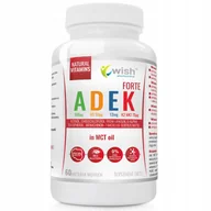 Witaminy i minerały dla sportowców - Wish WITAMINA ADEK FORTE W OLEJU MCT-60kaps WSH/ADEK/60/KAP/ - miniaturka - grafika 1