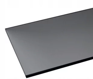 PODSTAWA SZKLANA HARTOWANA - SZYBA POD PIEC LUB KOMINEK 100X80 CM GRAFIT - Kominki elektryczne - miniaturka - grafika 1