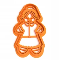 Formy do ciast - Foremka ciastek Piernikowa babcia Wykrawacz Święta - miniaturka - grafika 1