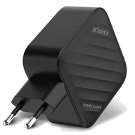 Ładowarki do telefonów - Xblitz XC3 USB-A 3XUSB-C PD 100W GAN3 Czarny - miniaturka - grafika 1