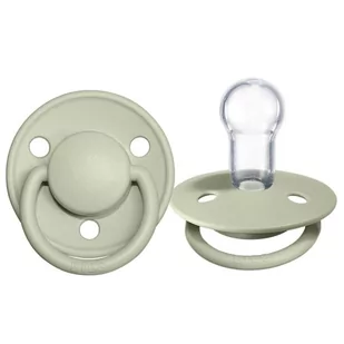 BIBS DE LUX SAGE ONE SIZE Smoczek uspokajający silikonowy 61944-uniw - Smoczki uspokajające - miniaturka - grafika 1