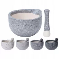 Pozostałe akcesoria kuchenne - Moździerz kuchenny ceramiczny do przypraw tłuczek - miniaturka - grafika 1