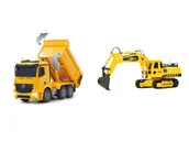 Zabawki zdalnie sterowane - JAMARA Zabawkowy samochód budowlany zdalnie sterowany - miniaturka - grafika 1