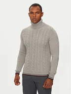 Swetry męskie - Colmar Golf 4401 6YR Beżowy Regular Fit - miniaturka - grafika 1