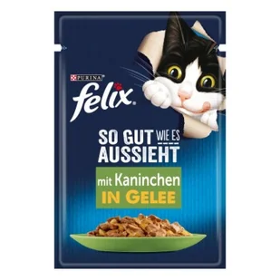 Felix So gut wie es aussieht Królik 104x85 g - Mokra karma dla kotów - miniaturka - grafika 1