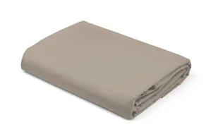 Prześcieradło satynowe z gumką 90x200 beżowe taupe jednobarwne Pure - Prześcieradła - miniaturka - grafika 1