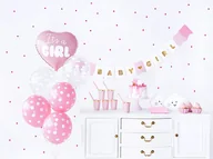 Balony i akcesoria - Zestaw dekoracji, party dla dziewczynki,  It's a girl - miniaturka - grafika 1
