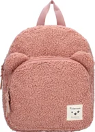 Plecaki - Plecak Vadobag Porto Beary Excited z pluszowego materiału z uszami misia, różowy, jeden rozmiar - miniaturka - grafika 1