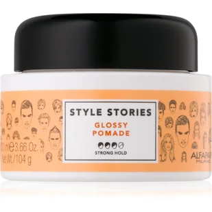 Alfaparf Milano Milano Style Stories The Range Paste pasta modelującapasta modelująca mocno utrwalający Glossy Pomade 100 ml - Pomada do włosów - miniaturka - grafika 1
