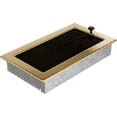 Kratki wentylacyjne - Parkanex kominkowa pozłacana żaluzja 17x30 kominek - miniaturka - grafika 1