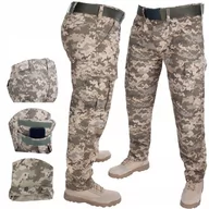 Spodnie męskie - Spodnie Wojskowe Moro Mm14 Rip-stop Mocne Xl - miniaturka - grafika 1