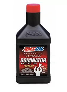 AMSOIL Olej 2T DOMINATOR Synthetic 2-Stroke Racing Oil (TDRQ) 0.946L TDRQT - Płyny eksploatacyjne do aut - miniaturka - grafika 1