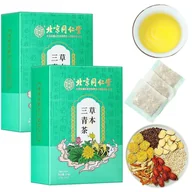 Herbata - 1-3szt Ziołowa herbata Sanqing Zielone herbaty Chińska codzienna ziołowa odżywcza herbata wątrobowa 5g 30szt - miniaturka - grafika 1