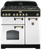 Kuchenki gazowo-elektryczne - Falcon Classic Deluxe 90 Biały mosiądz - miniaturka - grafika 1