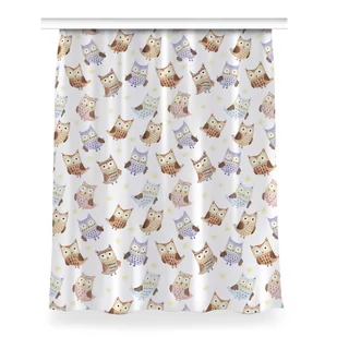 Zasłona z grafiką kolory wzór 150x200 Bajkowe Sowy, Fabricsy - Zasłony Zasłona z grafiką kolory wzór 150x200 Bajkowe Sowy, Fabricsy - Zasłony - miniaturka - grafika 1