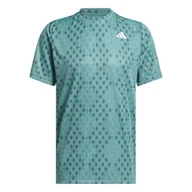 Koszulki sportowe męskie - Koszulka męska adidas Club Tennis Climacool Graphic T-Shirt Green S - miniaturka - grafika 1