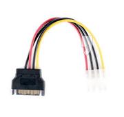 Kable komputerowe i do monitorów - Delock SATA zasilający (M)-MOLEX(F) 15CM 60115 - miniaturka - grafika 1