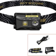 Latarki - Latarka czołowa ładowana przez USB, białe/czerwone/światło LED o wysokiej rozdzielczości, 4 tryby oświetlenia, wodoodporna, 28 gramów, odpowiednia do - miniaturka - grafika 1