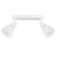 Lampy sufitowe - Dwuramienna listwa sufitowa do kuchni LP-877/2W WH z serii MALTA - miniaturka - grafika 1