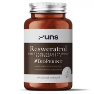 Suplementy naturalne - UNS Resweratrol 60 kapsułek (5904238961995) - miniaturka - grafika 1
