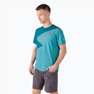 Koszulki sportowe męskie - La Sportiva Koszulka wspinaczkowa męska La Sportiva Float niebieska N00624623 - grafika 1