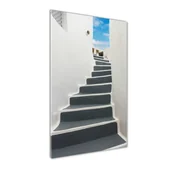 Foto gadżety - Foto obraz szklany pionowy Santorini Grecja - miniaturka - grafika 1