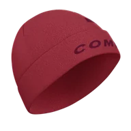 Czapki i chusty sportowe męskie - COMPRESSPORT Czapka CASUAL BEANIE różowa - miniaturka - grafika 1