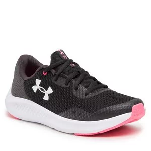 Buty Under Armour - Ua Charged Pursuit 3 3025011-001 Blk/Gry - Baleriny - miniaturka - grafika 1