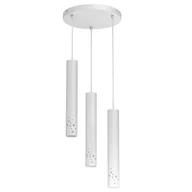 Lampy sufitowe - Okrągła lampa sufitowa z wiszącymi tubami LX 5728 z serii TIBIA BUBLE - miniaturka - grafika 1
