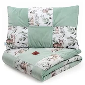 Pościel dla dzieci - Pościel dla dzieci kołderka 100x140 z płaską poduszką 40x60 patchwork - miniaturka - grafika 1