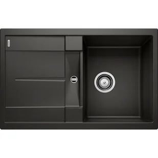 Blanco Zlew METRA 45S Czarny odwracalny 525915 - Zlewozmywaki - miniaturka - grafika 1