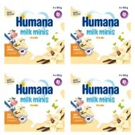 Desery dla dzieci - Humana Milk Minis Budyń waniliowy po 10. miesiącu Zestaw 4 x 400 g - miniaturka - grafika 1