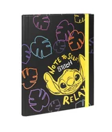 Teczki i skoroszyty - PATIO, teczka a4 przestrzenna tekturowa z gumką disney black wzór 2 - miniaturka - grafika 1