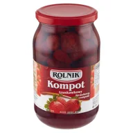 Mieszanki warzywne, sałatki - Rolnik Kompot truskawkowy 900 ml - miniaturka - grafika 1
