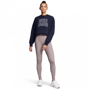 Damskie legginsy treningowe Under Armour Meridian Ultra High Rise - beżowe - Legginsy - miniaturka - grafika 1