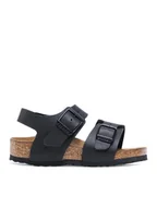 Buty dla chłopców - Birkenstock Sandały New York Kids Bs 187603 Czarny - miniaturka - grafika 1