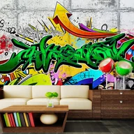 Fototapety - Fototapeta samoprzylepna - Miejskie graffiti (rozmiar 98x70) - miniaturka - grafika 1