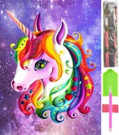 Zabawki kreatywne - HAFT DIAMENTOWY DUŻY 5D Zestaw Obraz MOZAIKA D11 - miniaturka - grafika 1