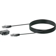 Kable miedziane - Schwaiger TAL6731 533 kabel sieciowy Czarny 3 m - miniaturka - grafika 1