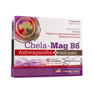 Układ nerwowy - Olimp Chela-Mag B6 Ashwagandha + żeń-szeń x30 kapsułek - miniaturka - grafika 1