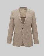 Marynarki męskie - marynarka morigerati brąz slim fit - miniaturka - grafika 1