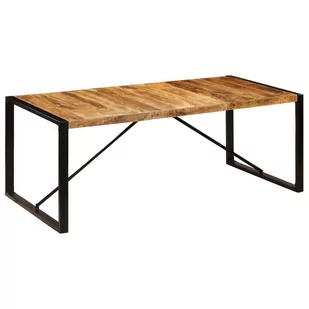 vidaXL Stół jadalniany, 200x100x75 cm, lite drewno mango - Stoły - miniaturka - grafika 1