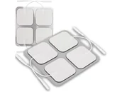 Masażery - 4X Elektroda Elektrody Żelowe Do Elektrostymulatora Tens Ems 4Szt - miniaturka - grafika 1