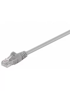 Pro LAN UTP CAT 5E - Grey - 0.25m 4040849686115 - Kable miedziane - miniaturka - grafika 1