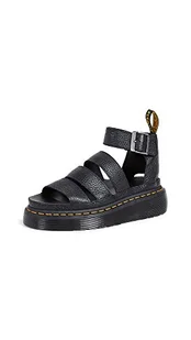 Dr.Martens Clarissa II Quad skórzane sandały damskie, czarny, 39 eu - Sandały damskie - miniaturka - grafika 1