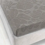Prześcieradła - Prześcieradło frotte bez gumki Tulipan 150x205 ZWOLTEX ciemnobeżowe GRUBE - miniaturka - grafika 1