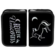 Podręczniki dla gimnazjum - Piórnik Unicorn PP23OL-P001BW PASO - miniaturka - grafika 1