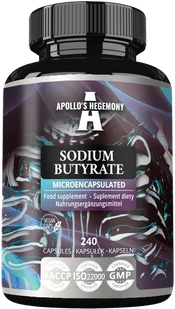 APOLLO'S HEGEMONY SODIUM BUTYRATE MAŚLAN SODU 580 MG 240 KAPSUŁEK - Układ pokarmowy - miniaturka - grafika 1